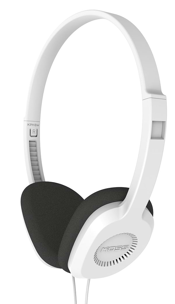 Фото - Уценка - Наушники накладные проводные Koss KPH8w On-Ear White
