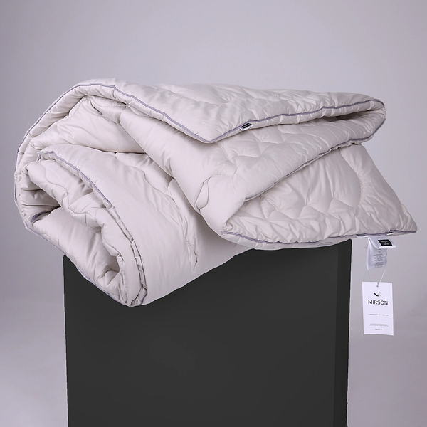 Фото - Одеяло летнее полуторное MirSon антиаллергенное №1008 "Silver Cloud" EcoSilk 140х205 (2200010352917)