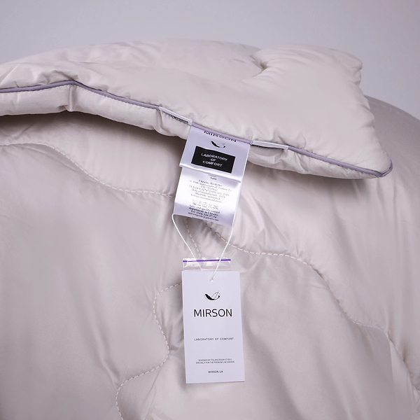 Фото - Одеяло летнее полуторное MirSon антиаллергенное №1009 "Silver Cloud" Eco-Soft 155х215 (2200010352979)