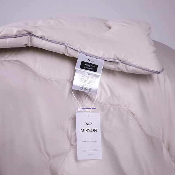 Фото - Одеяло демисезонное полуторное MirSon шерстяная №1060 Silver Cloud 140х205 см (2200010356434)