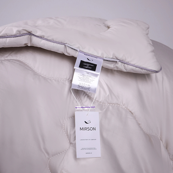 Фото - Одеяло летнее полуторное MirSon антиаллергенное №1008 "Silver Cloud" EcoSilk 155х215 (2200010352924)