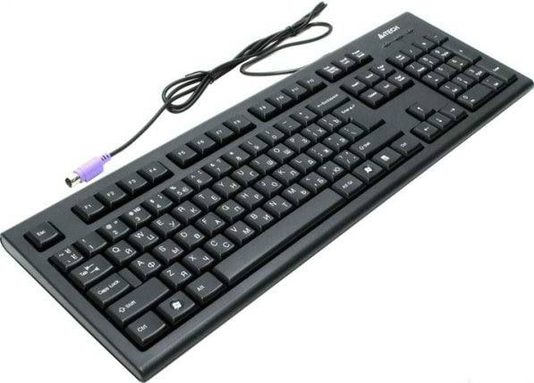 Фото - Клавіатура дротова A4tech KR-85 PS/2 Black