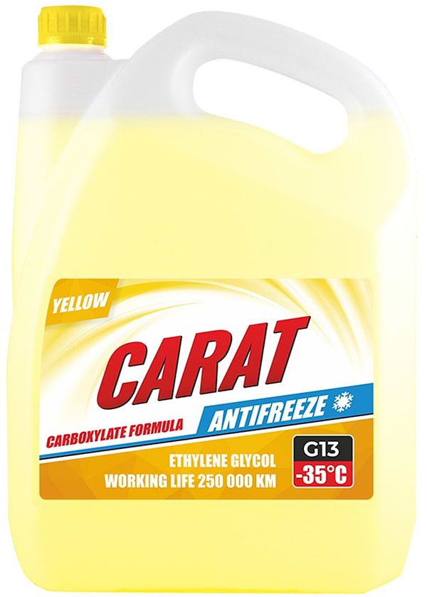 Фото - Антифриз Carat G13 Yellow 4,3 кг (KR82370)