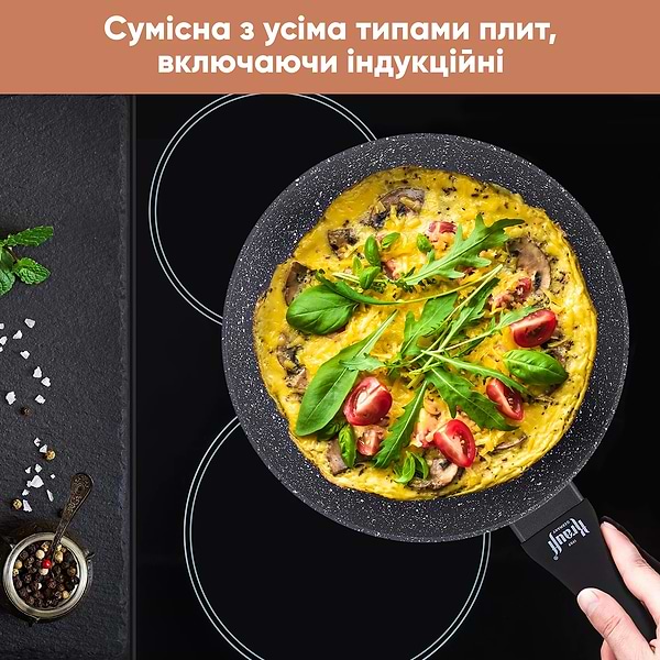 Фото - Сковорода универсальная Krauff Fry Powe 24 см (25-45-276)