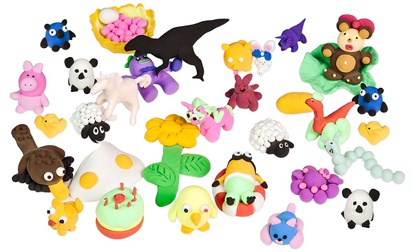 Фото - Масса для лепки Strateg U'DOClay: Пинки (31068)