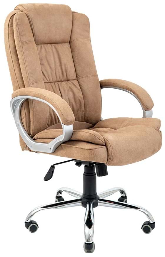 Кресло офисное Richman Калифорния Ю Хром П2 M-2 Anyfix Мустанг Карамель - Фото 1