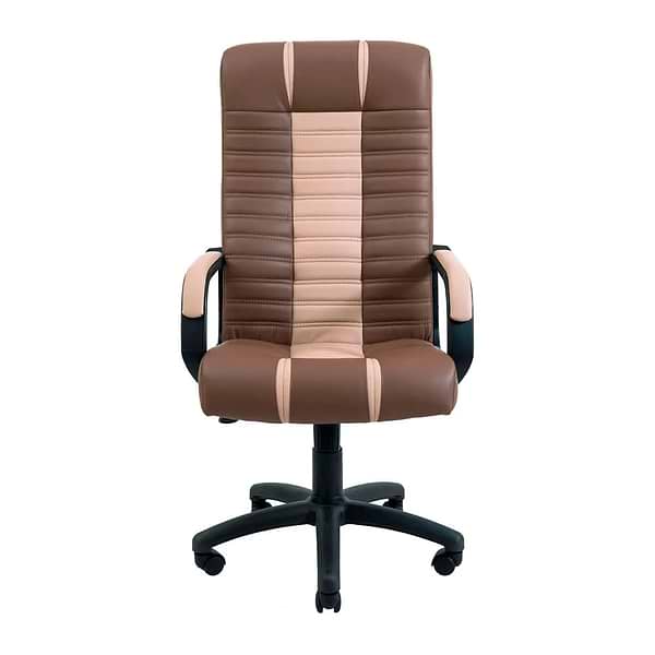 Фото - Крісло офісне Richman Пластик Річ M-1 (Tilt) Канзас Браун + Латте