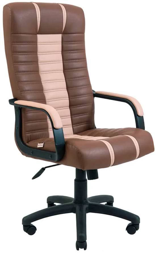 Кресло офисное Richman Пластик Рич M-1 (Tilt) Канзас Браун + Латте