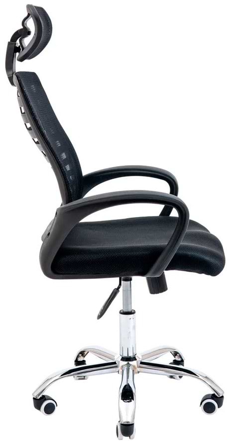 Фото - Крісло офісне Richman Бласт Хром M-1 (Tilt) Сітка чорна