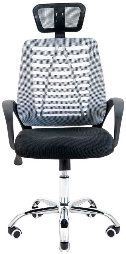 Фото - Крісло офісне Richman Бласт Хром M-1 (Tilt) Сітка чорна + сіра