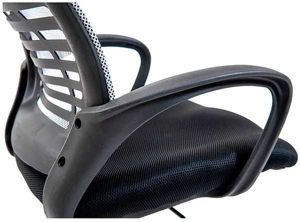 Фото - Крісло офісне Richman Бласт Хром M-1 (Tilt) Сітка чорна + сіра