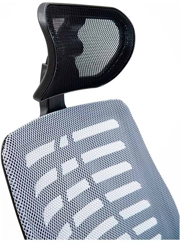 Фото - Крісло офісне Richman Бласт Хром M-1 (Tilt) Сітка чорна + сіра