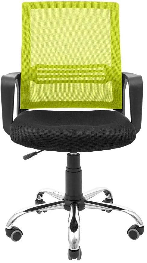 Фото - Кресло офисное Richman Джина Хром Пиастра Сетка черная + зеленая