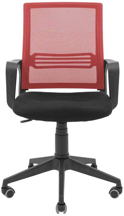 Кресло офисное Richman Джина Пластик Пиастра Сетка черная + красная