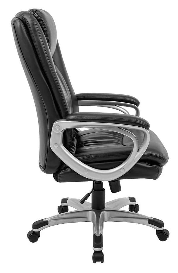 Фото - Крісло офісне Richman Еліт Про Пластик Річ M-1 Tilt Шкіра Спліт Чорна