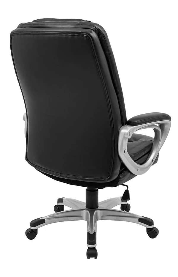 Фото - Крісло офісне Richman Еліт Про Пластик Річ M-1 Tilt Шкіра Спліт Чорна