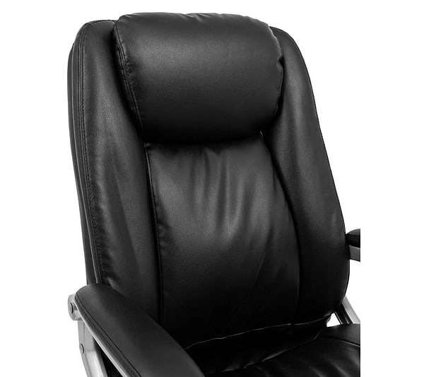 Фото - Крісло офісне Richman Еліт Про Пластик Річ M-1 Tilt Шкіра Спліт Чорна