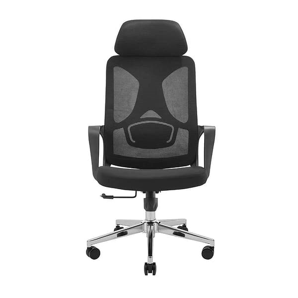 Фото - Крісло офісне Richman Монеро Хром M-1 (Tilt) Сітка чорна