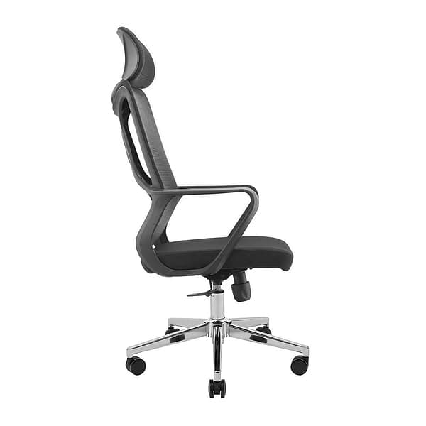 Фото - Крісло офісне Richman Монеро Хром M-1 (Tilt) Сітка чорна