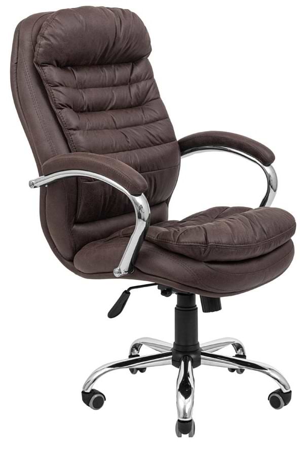 Кресло офисное Richman Валенсия Хром П4 M-2 (Anyfix) Амели Браун