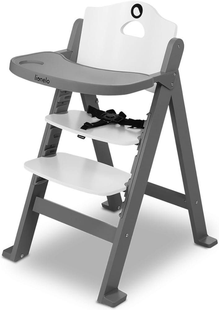 Стульчик для кормления классический Lionelo Floris Grey Stone
