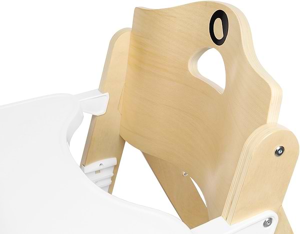 Фото - Стільчик для годування класичний Lionelo Floris White Natural