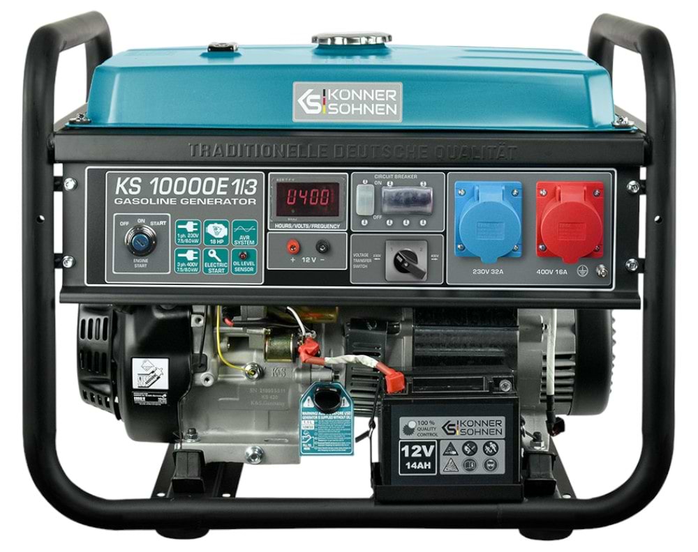 Генератор бензиновий Konner&Sohnen KS10000E-1/3