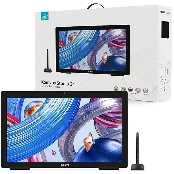 Фото - Графический планшет Huion Kamvas Studio 24 + перчатка (KS2401)
