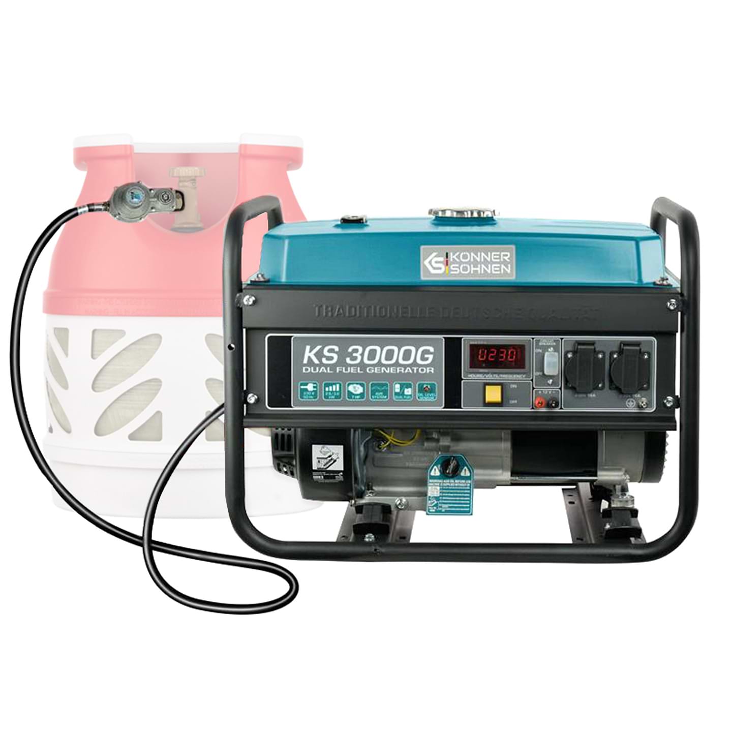 Генератор двухтопливный Konner&Sohnen KS3000G