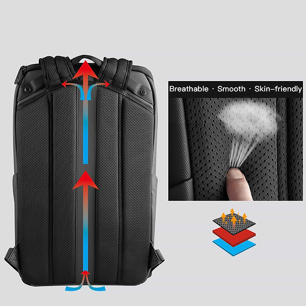 Фото - Рюкзак для ноутбуку Kingsons 15.6'' Dark Grey (KS3203W-B)