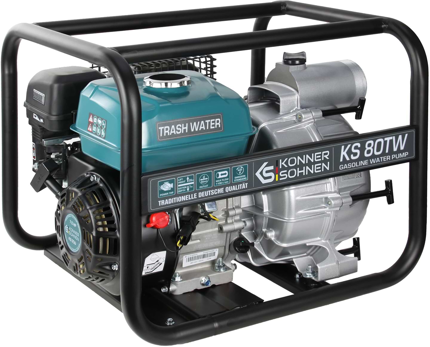 Мотопомпа Konner&Sohnen KS 80TW