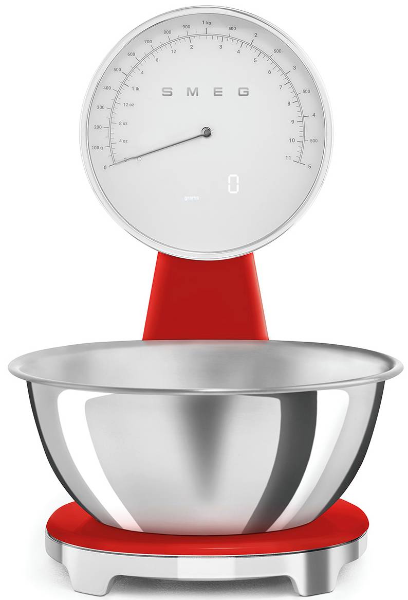 Купити Ваги кухонні Smeg KSF01RDWW - Фото 1 Ваги кухонні Smeg KSF01RDWW - Фото 1