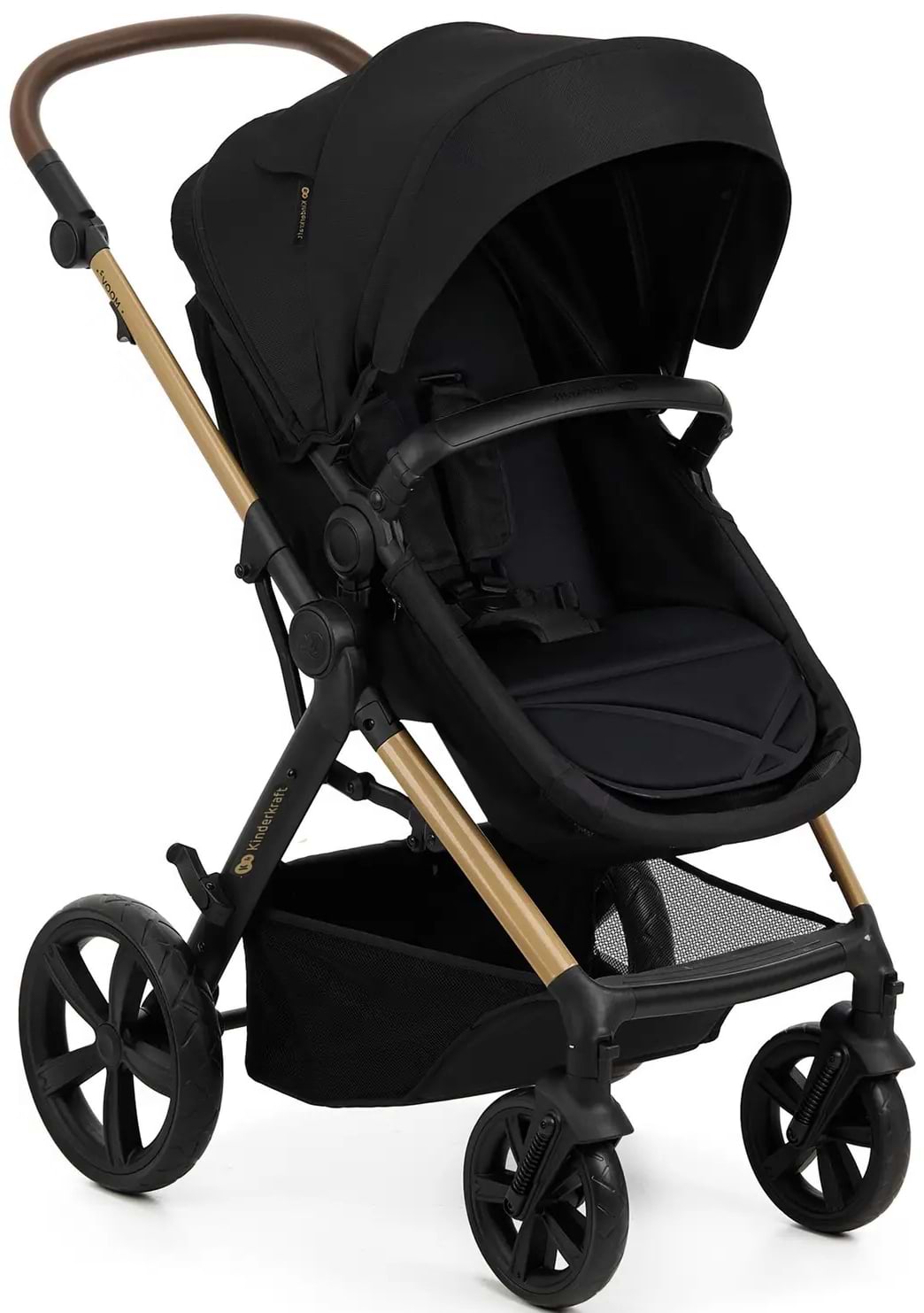 Коляска универсальная 3 в 1 Kinderkraft Moov 2 Pure Black (KSMOOV02BLKEV00)