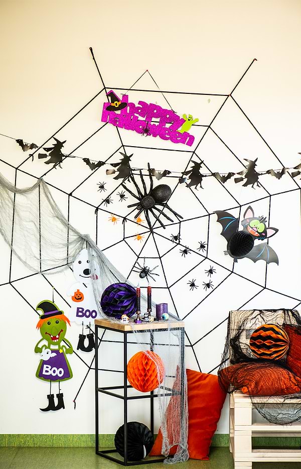 Фото - Декор Halloween YES! Fun Набор бумажных вееров, 5 шт. (35 см-3шт, 40 см 2шт) (973624)