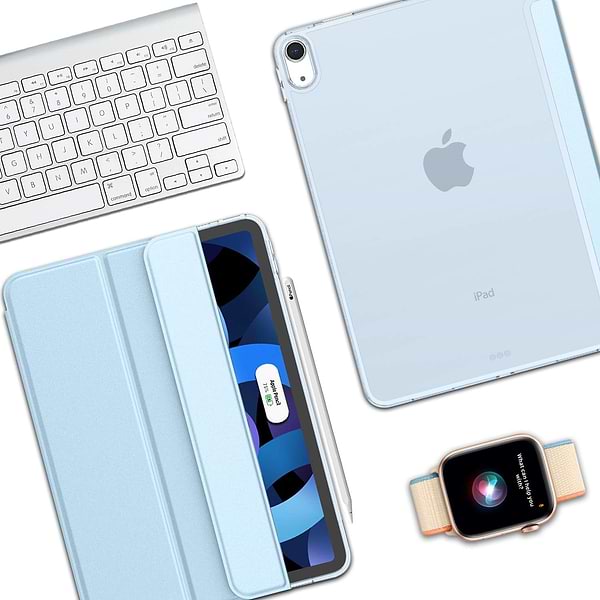 Фото - Чехол для планшета BeCover Tri Fold Hard for Apple iPad Air (4/5) 2020/2022 10.9'' Light Blue (709663)