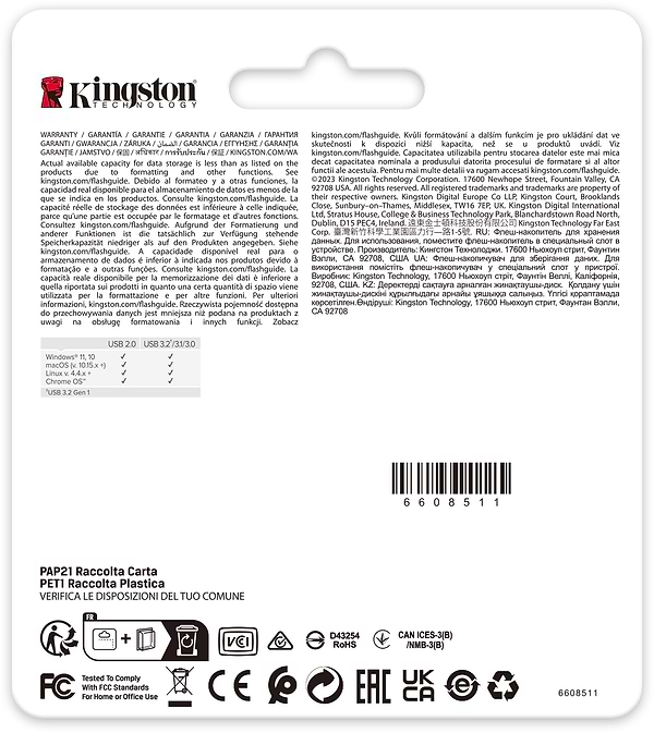Фото - Флеш USB Kingston DT SE9 G3 256GB USB 3.2 Gold (DTSE9G3/256GB)