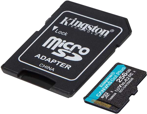 Фото - Уцінка - Карта пам'яті Kingston MicroSDXC 256GB Canvas Go! Plus G4 Class 10 UHS-I U3 V30 A2 + SD-adapter (SDCG4/256GB)