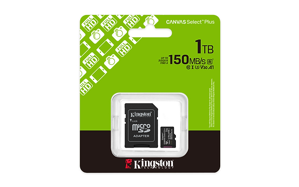 Фото - Карта пам'яті Kingston 1TB microSDXC Canvas Select Plus Gen3 (SDCS3/1TB)