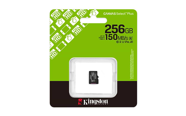Фото - Карта памяти Kingston 256GB microSDXC Canvas Select Plus Gen3 (SDCS3/256GBSP)