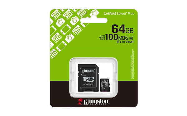Фото - Уценка - Карта памяти Kingston 64GB microSDXC Canvas Select Plus Gen3 (SDCS3/64GB)