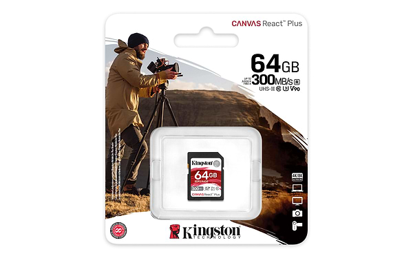 Фото - Карта пам'яті Kingston 64GB SDXC C10 UHS-II U3 R(SDR2/64GB)