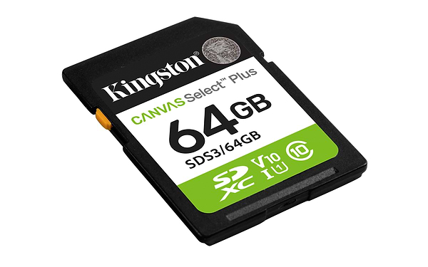 Фото - Карта памяти Kingston SD 64GB C10 UHS-I V10 (SDS3/64GB)