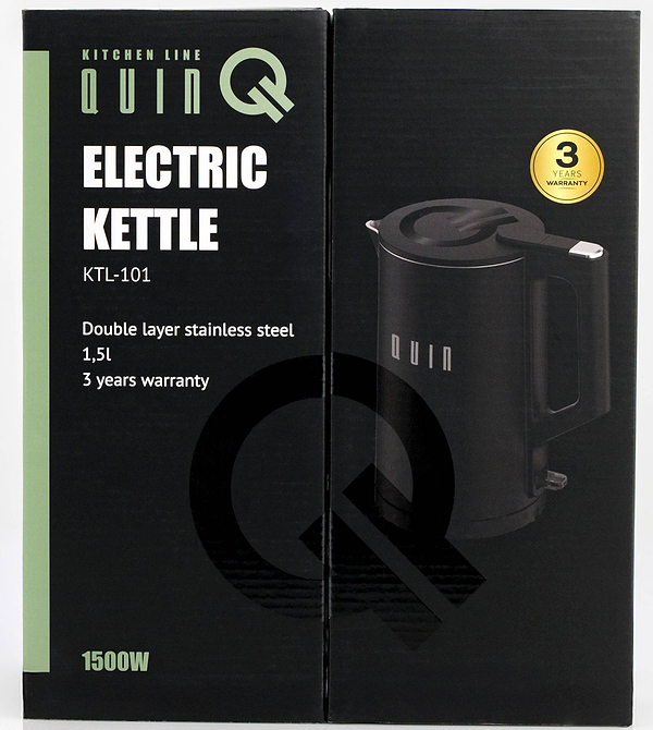 Фото - Электрический чайник QUIN KTL-101 Black