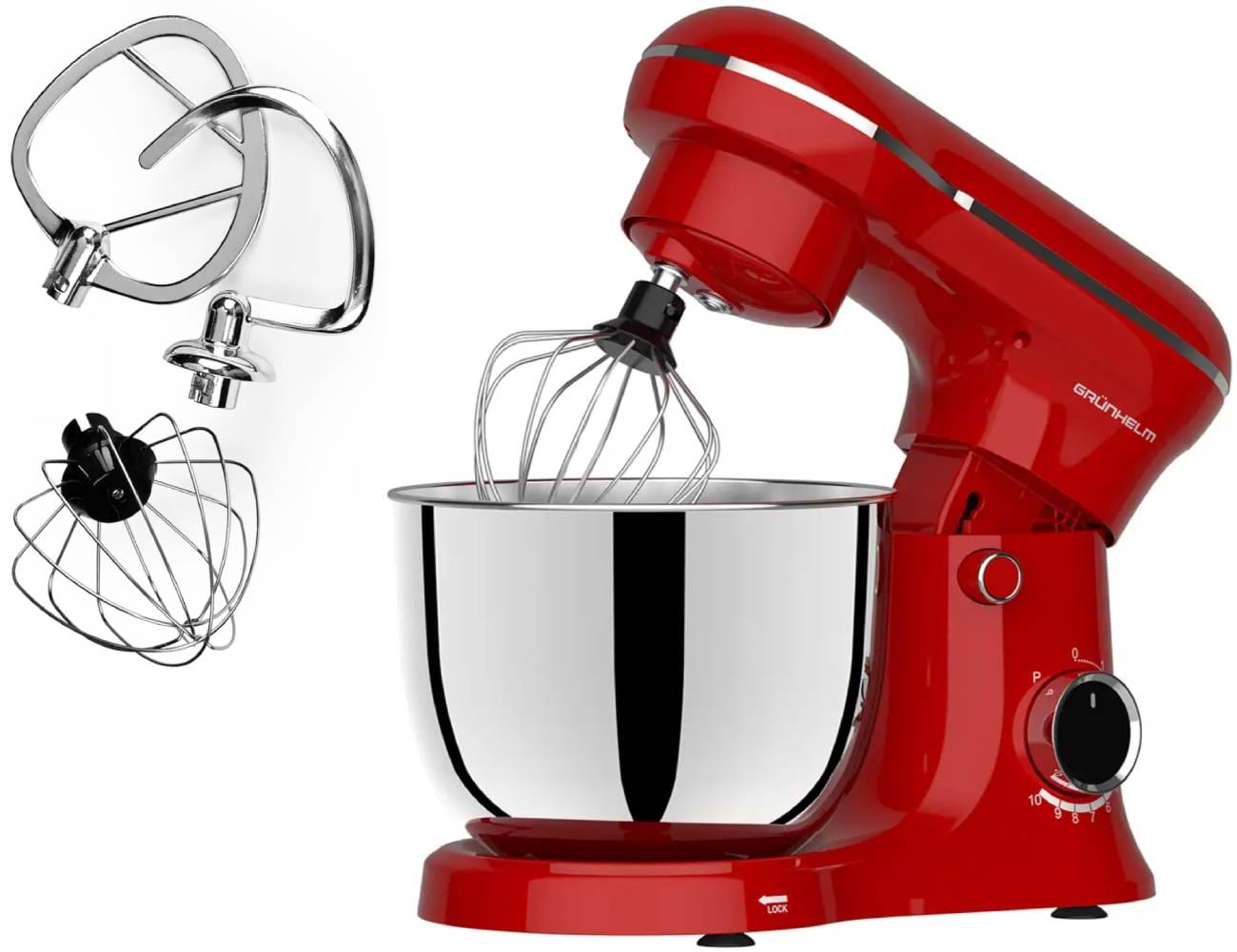Кухонна машина Grunhelm GKM0015R Red