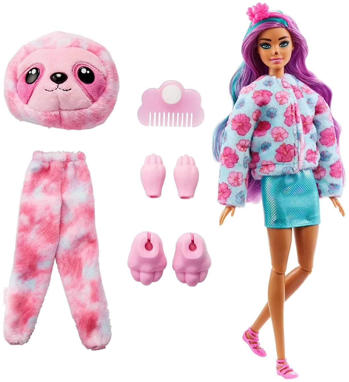 Кукла Barbie "Cutie Reveal" - милый ленивец (HJL59)