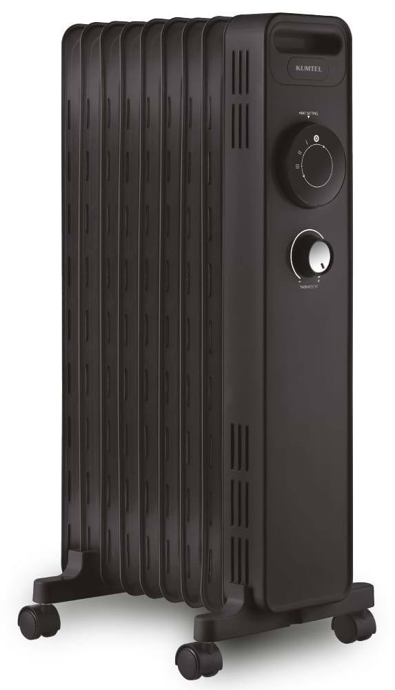 Фото - Обогреватель масляный Kumtel KUM-1225S Black