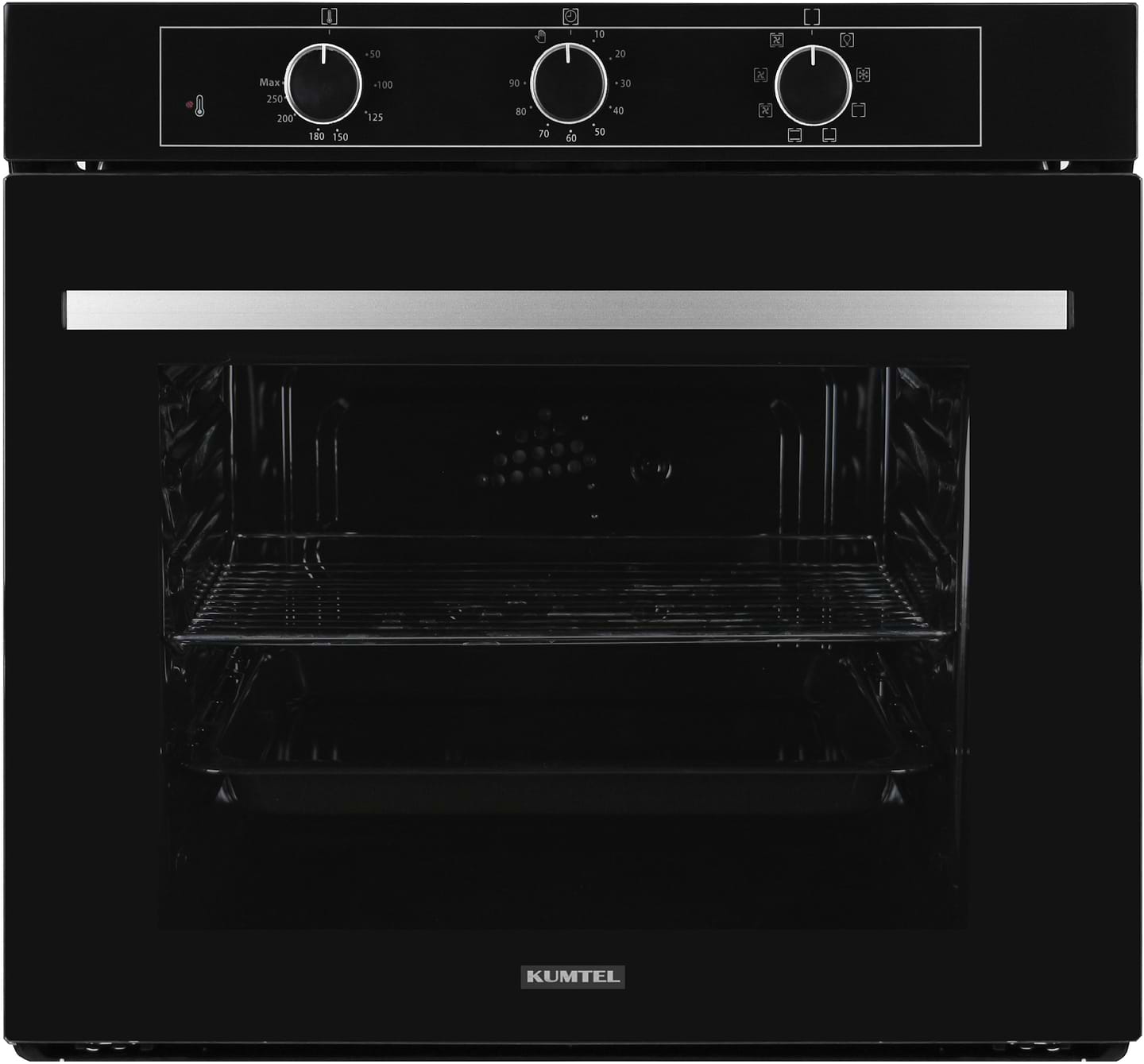 Духова шафа електрична Kumtel A68-SF3 (MT) BLACK - Фото 1