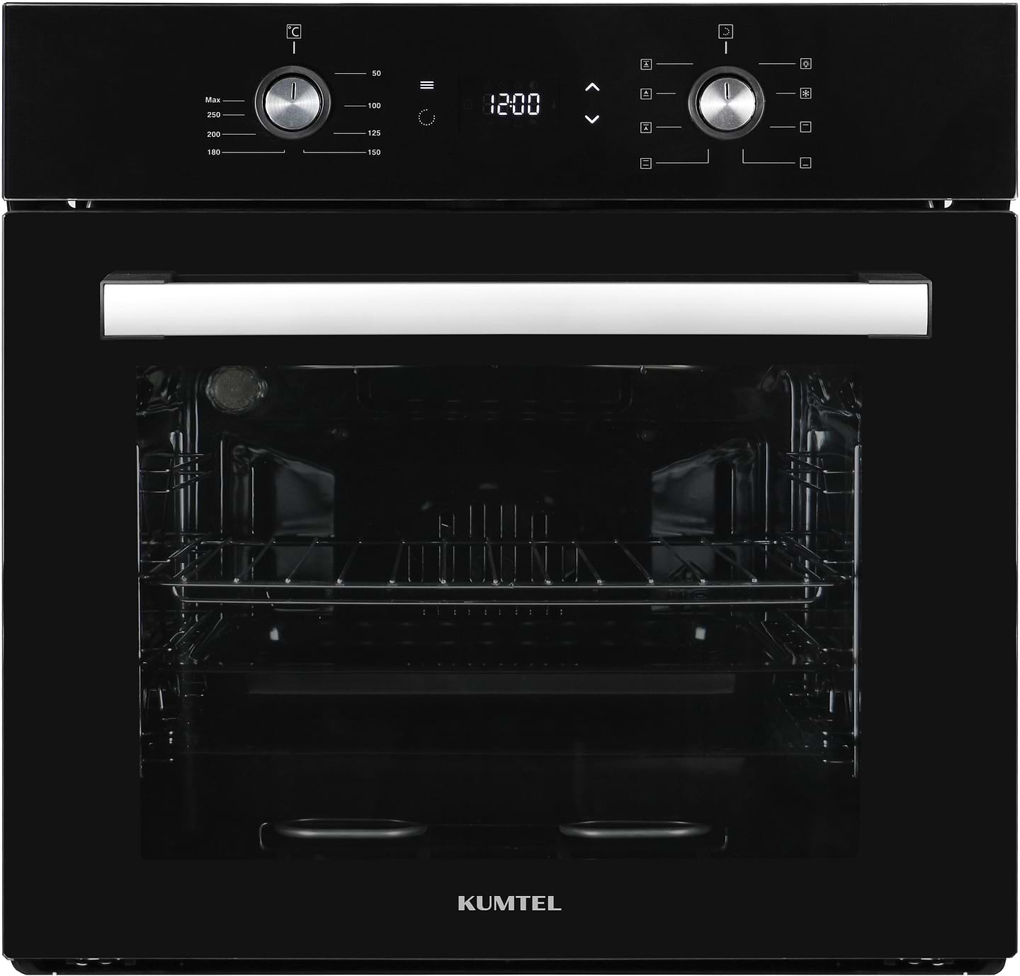 Духова шафа електрична Kumtel B66-SF2 (DDT) BLACK - Фото 1