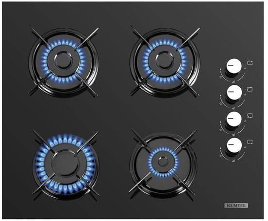 Фото - Варочная панель газовая Kumtel KO-40TAHDF BLACK