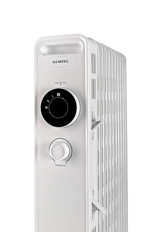 Фото - Обогреватель масляный Kumtel KUM-1230S White